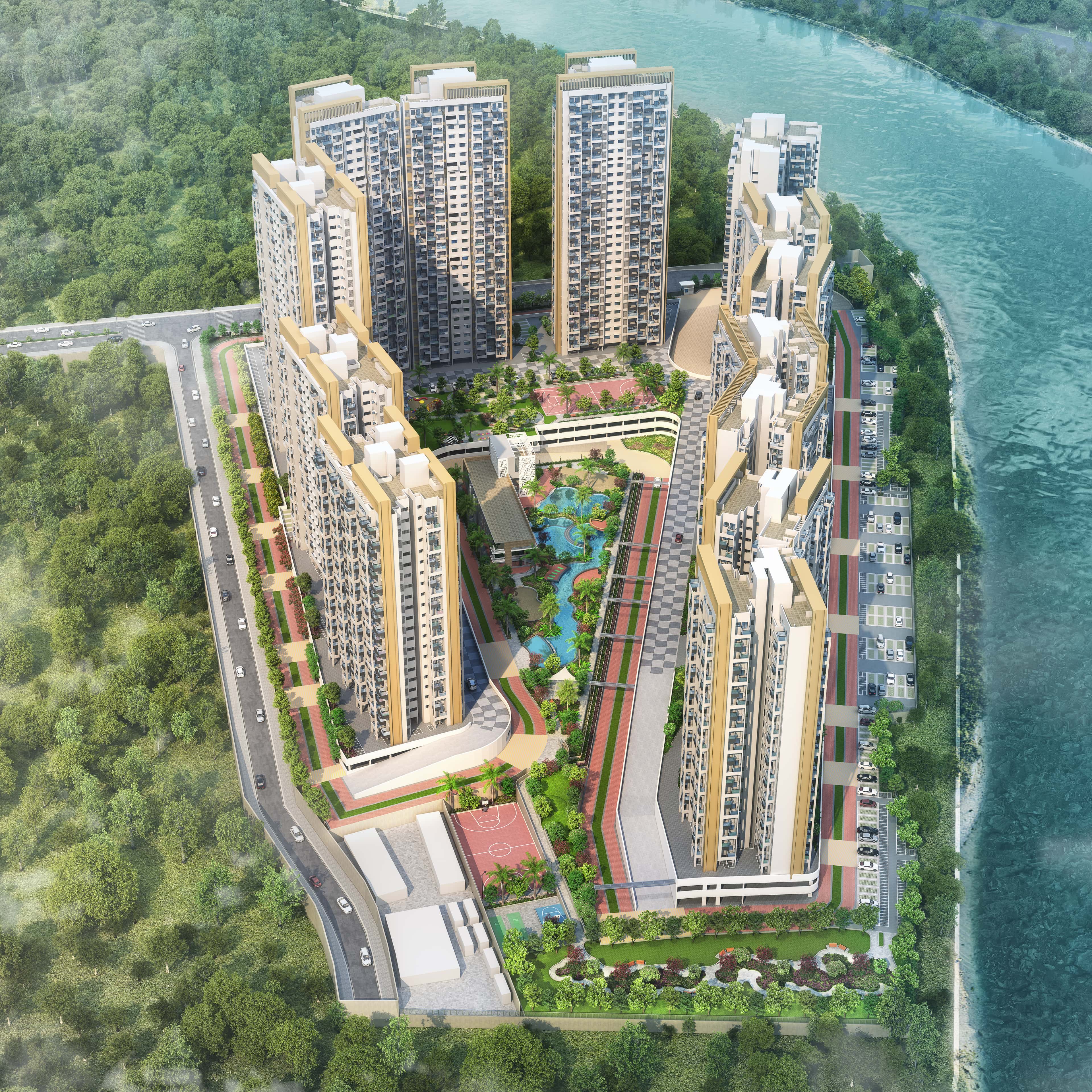 Purva Silversand — Aerial View Back Side