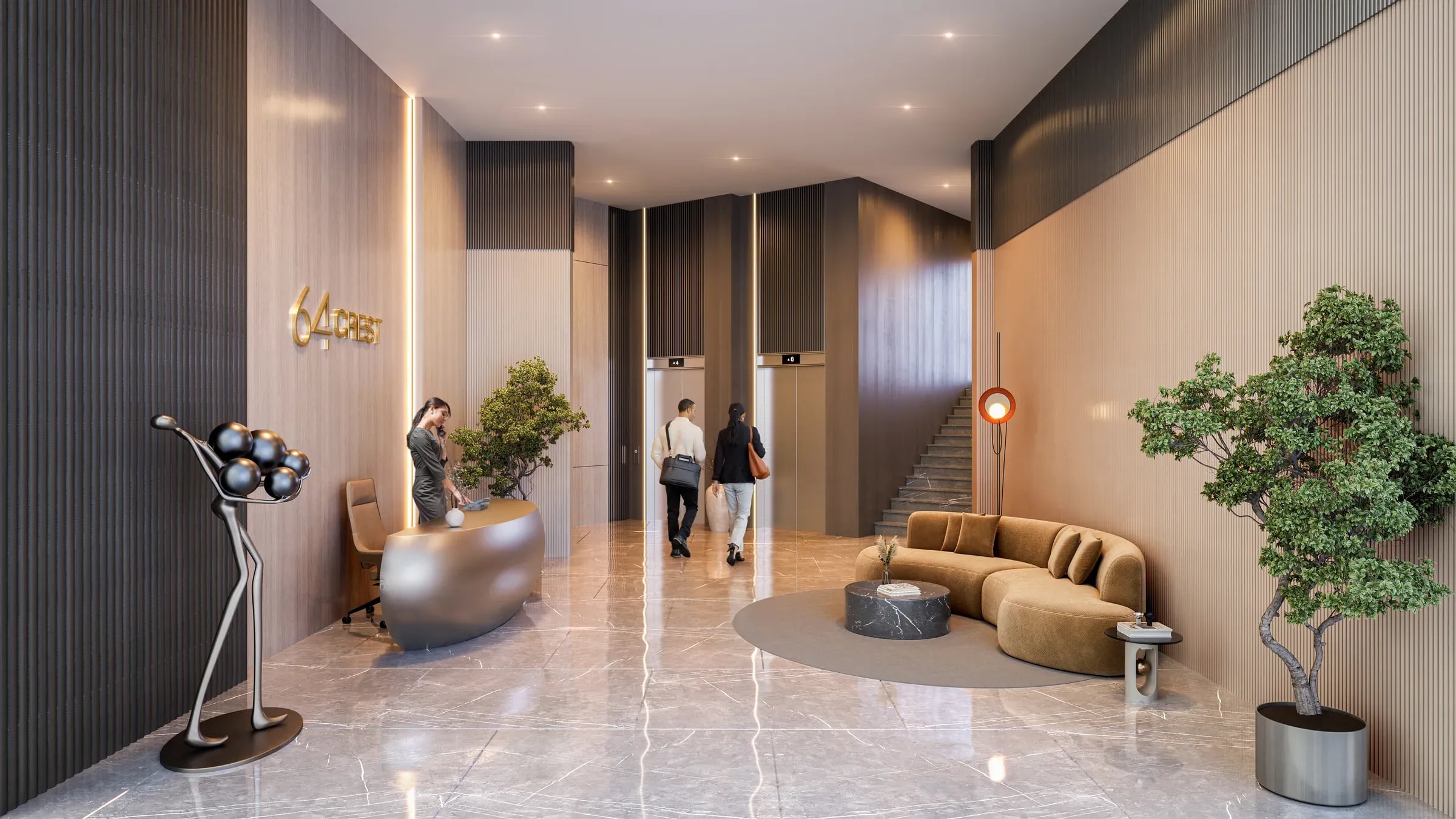 64 Crest — lobby
