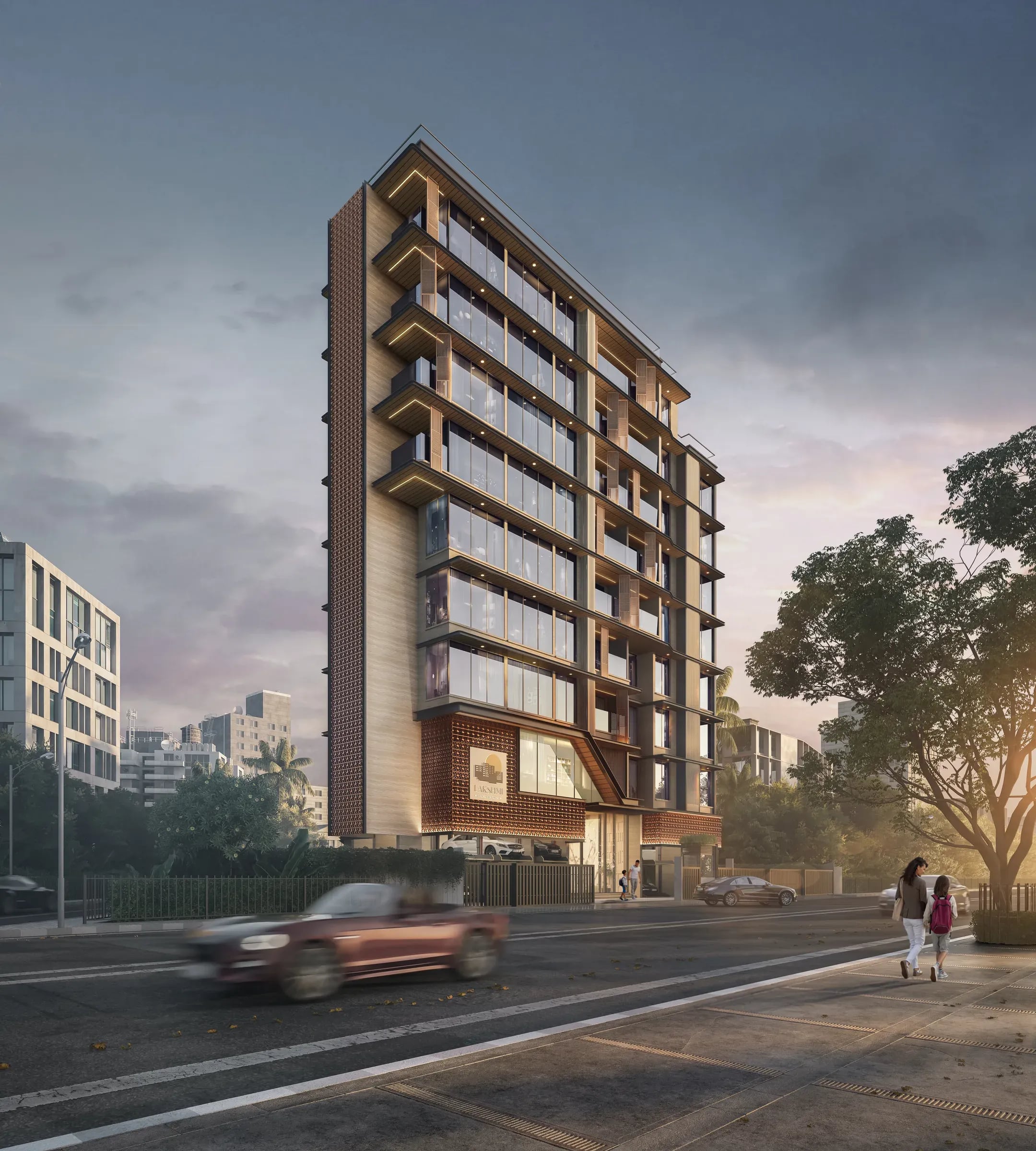 64 Crest — roadside Evening view 03