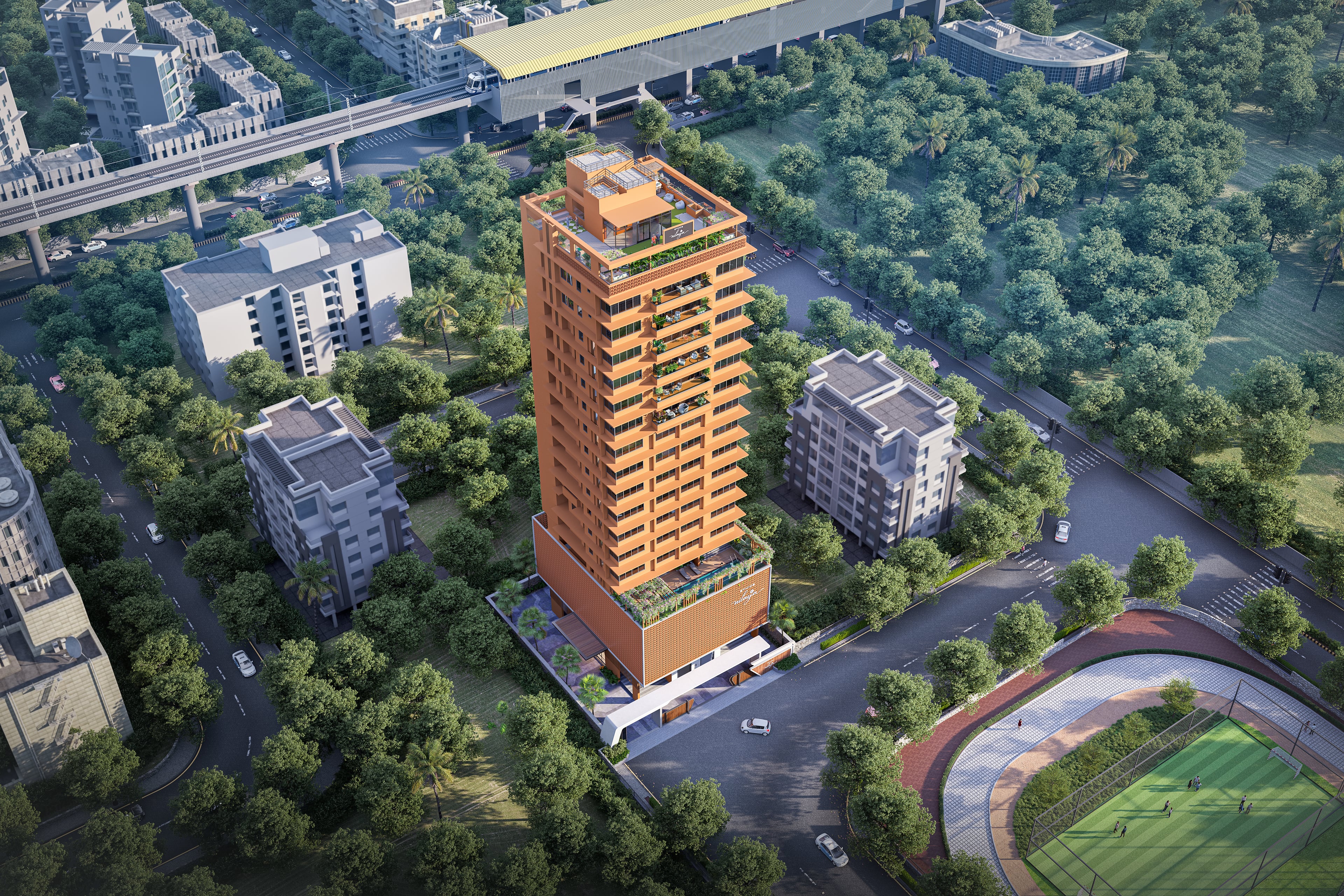Shivanjali — Areial View 01