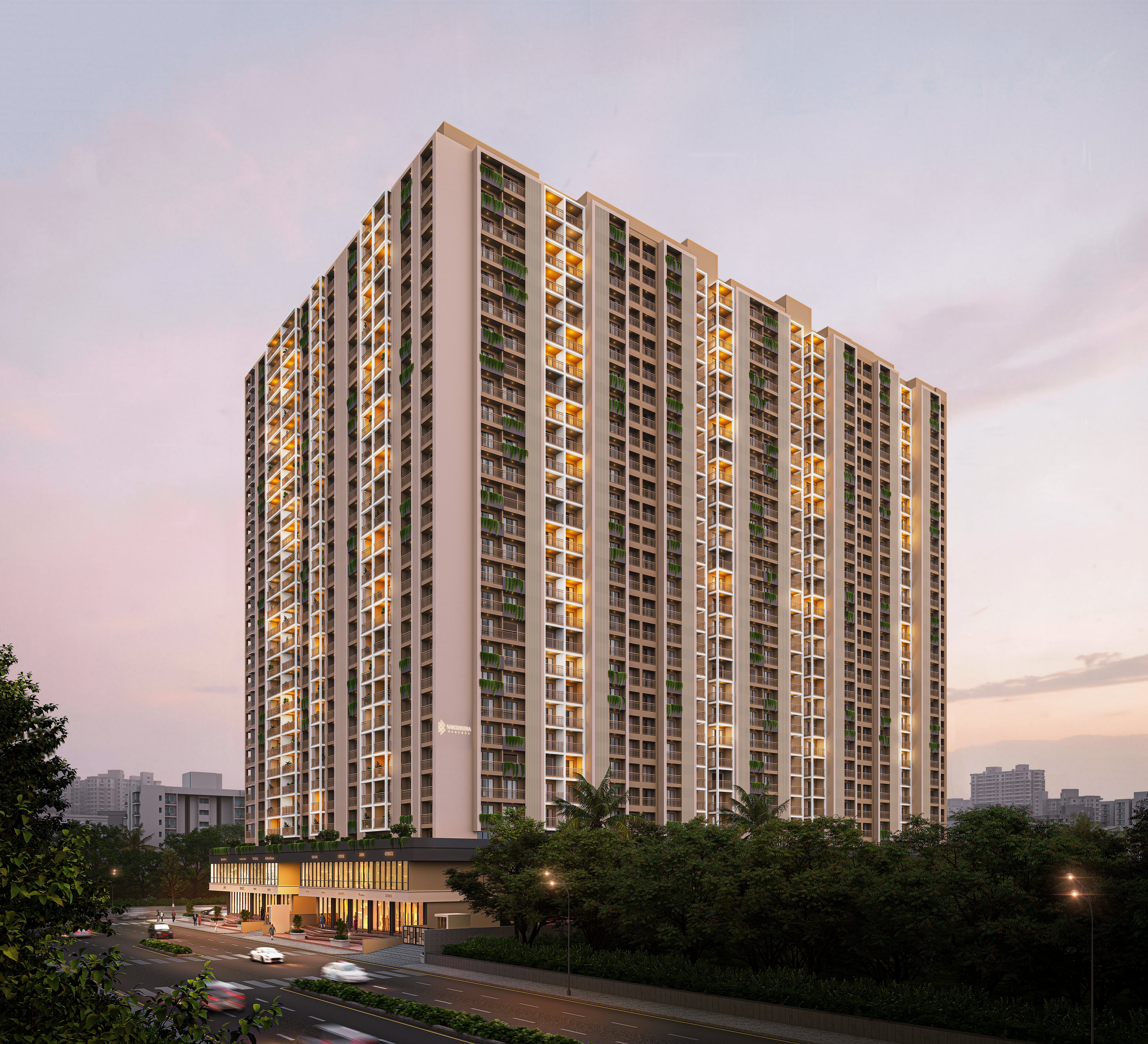 Nakshatra Reserve — Back side eyelevel View