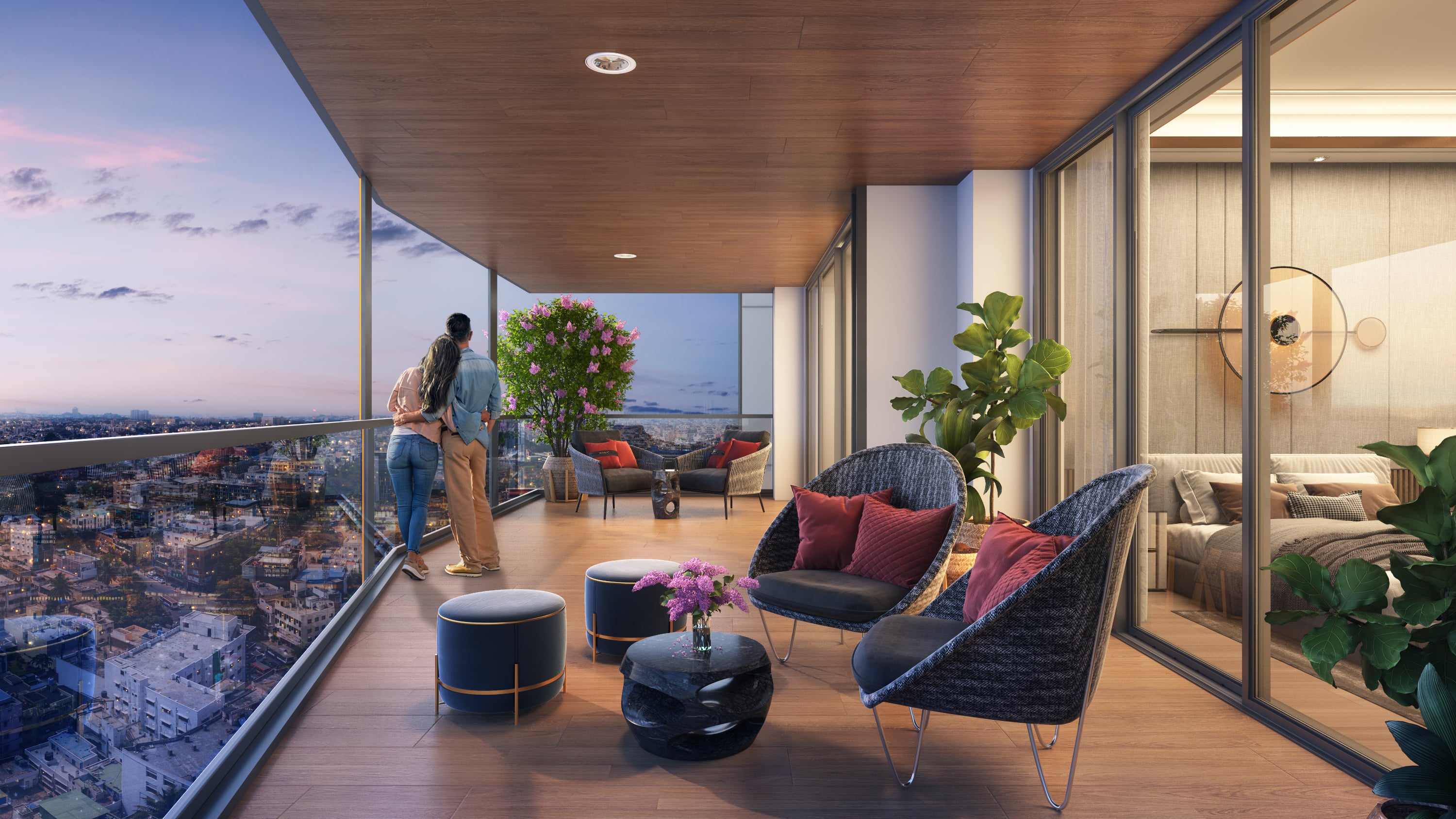 Purva Orient Grand — Balcony 02