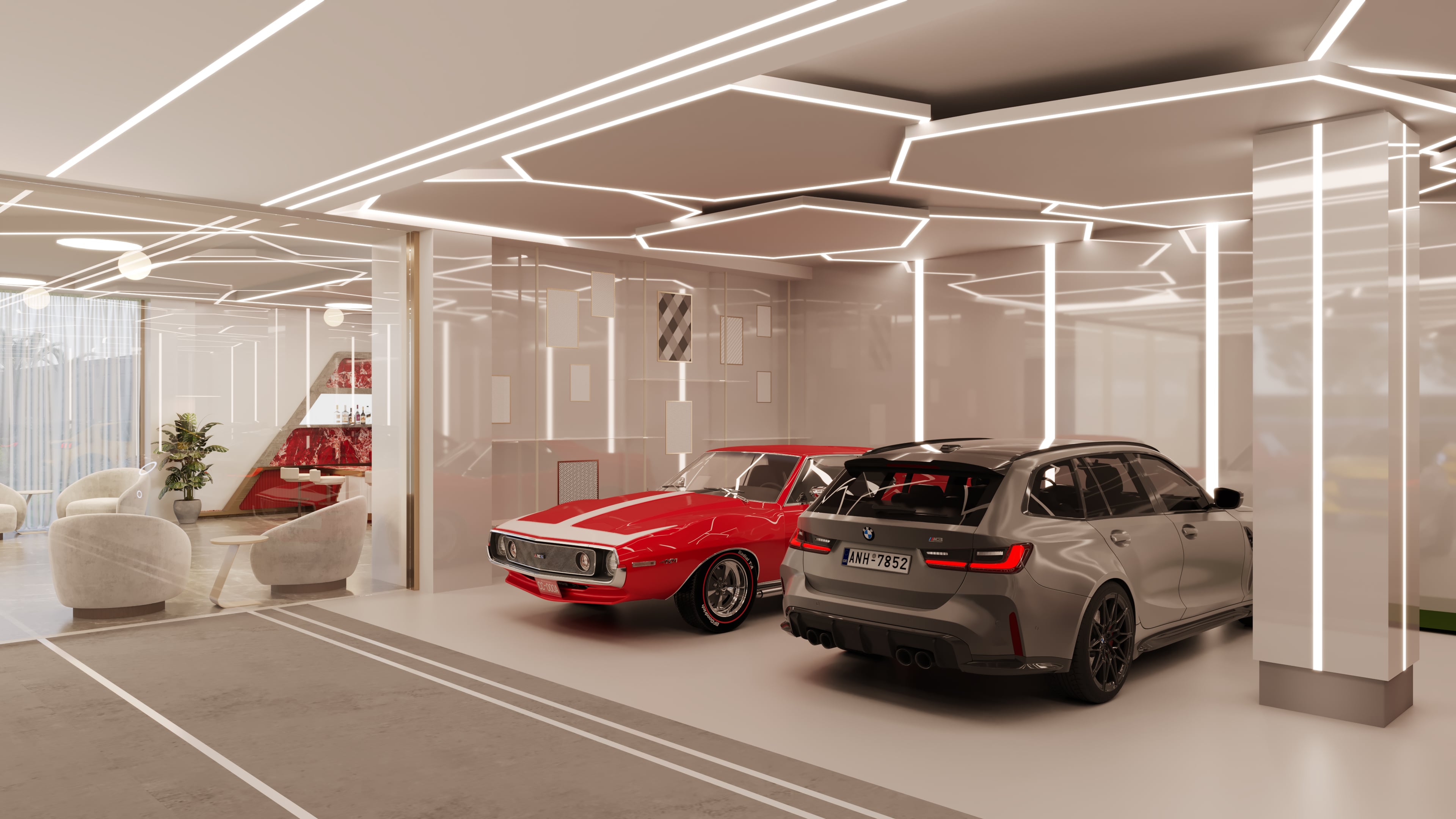Muppa Mansion — Car parking closer