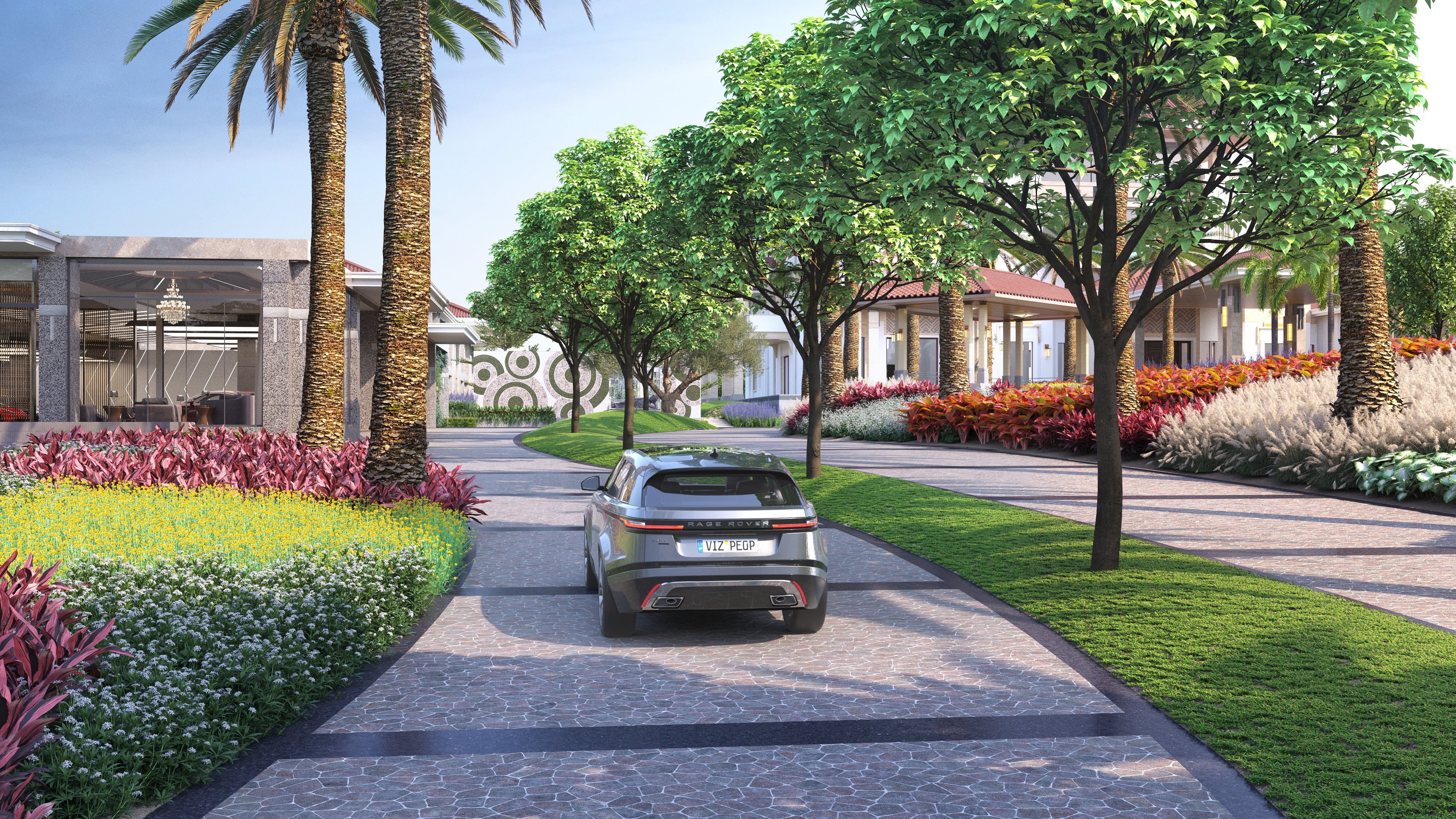 Muppa Mansion — Driveway