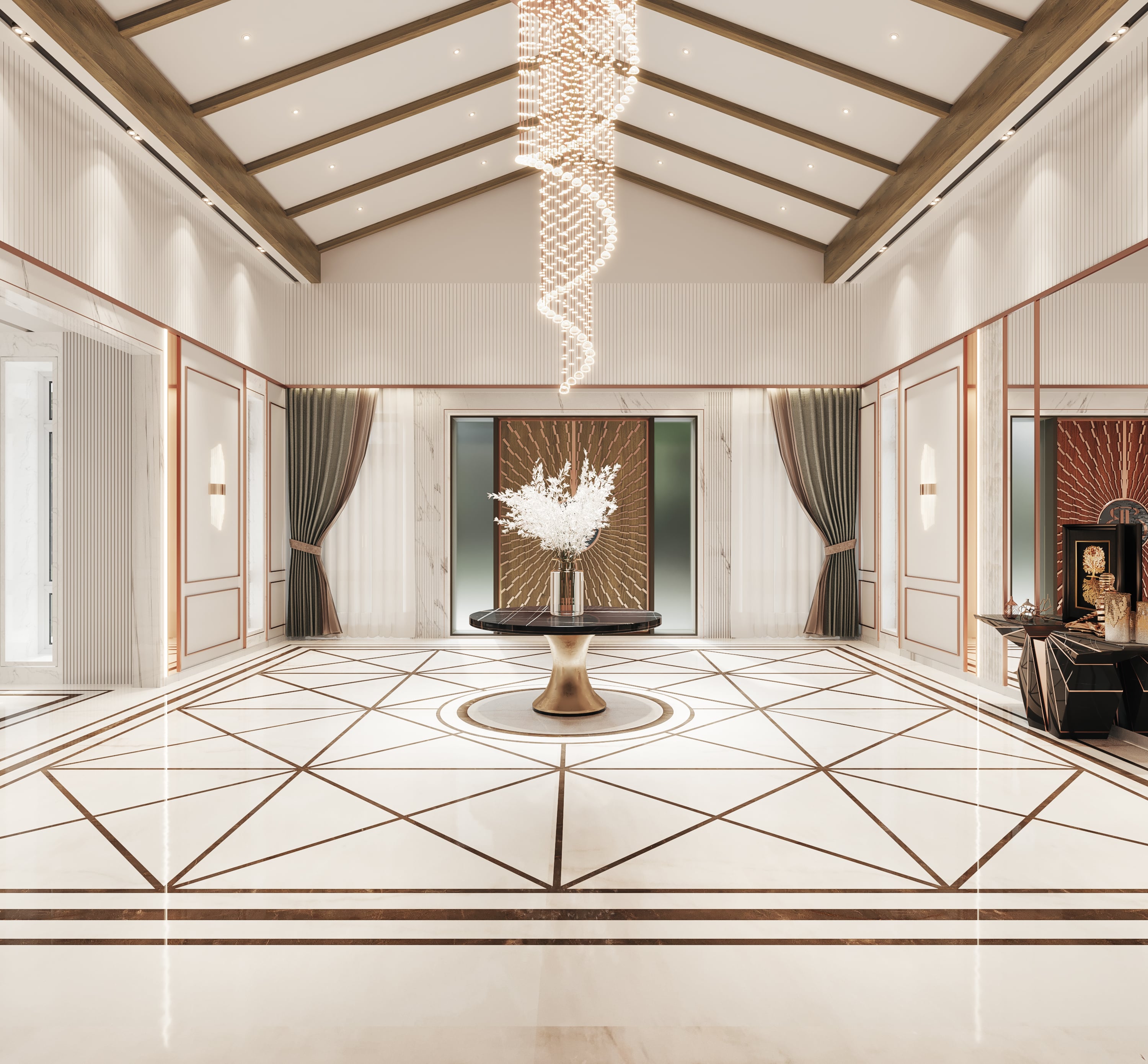Muppa Mansion — Entrance Foyer cam1