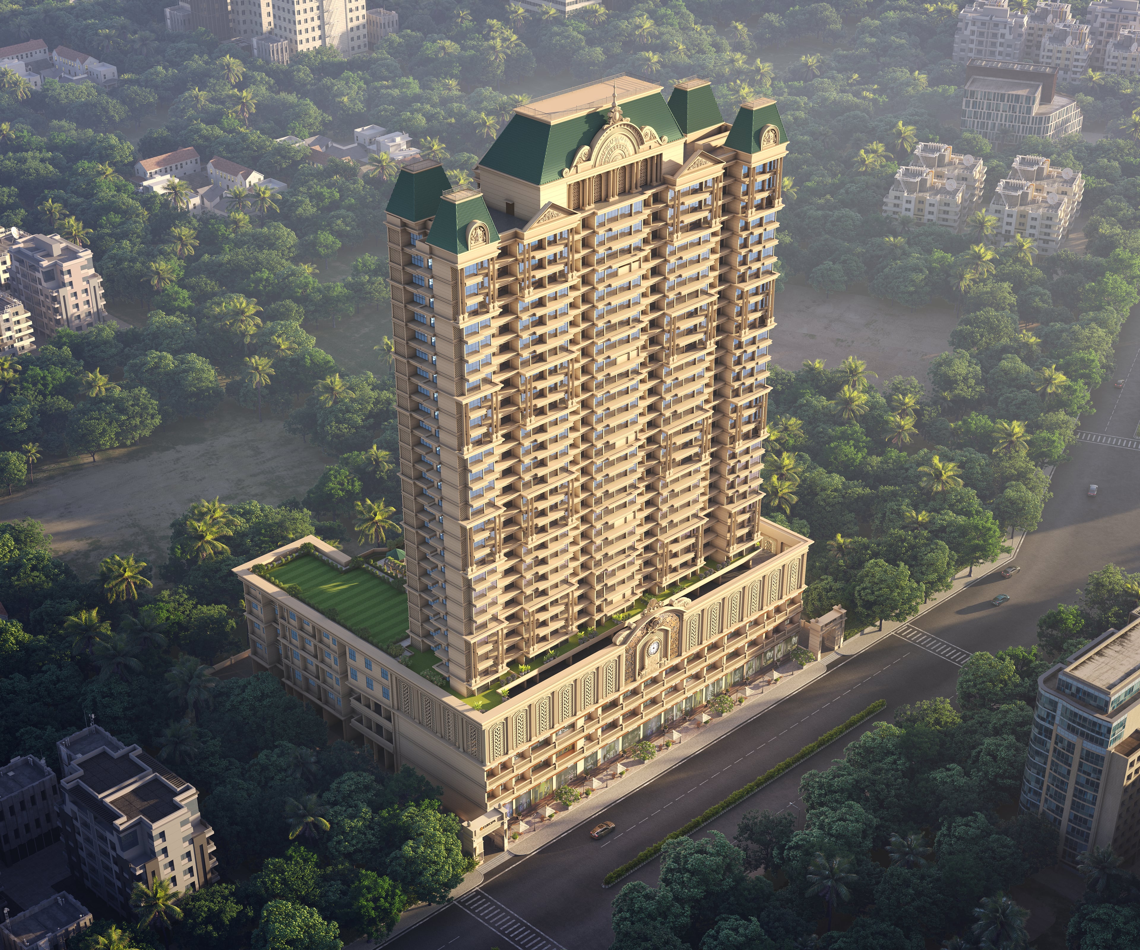 Ritz Europa — Front Aerial