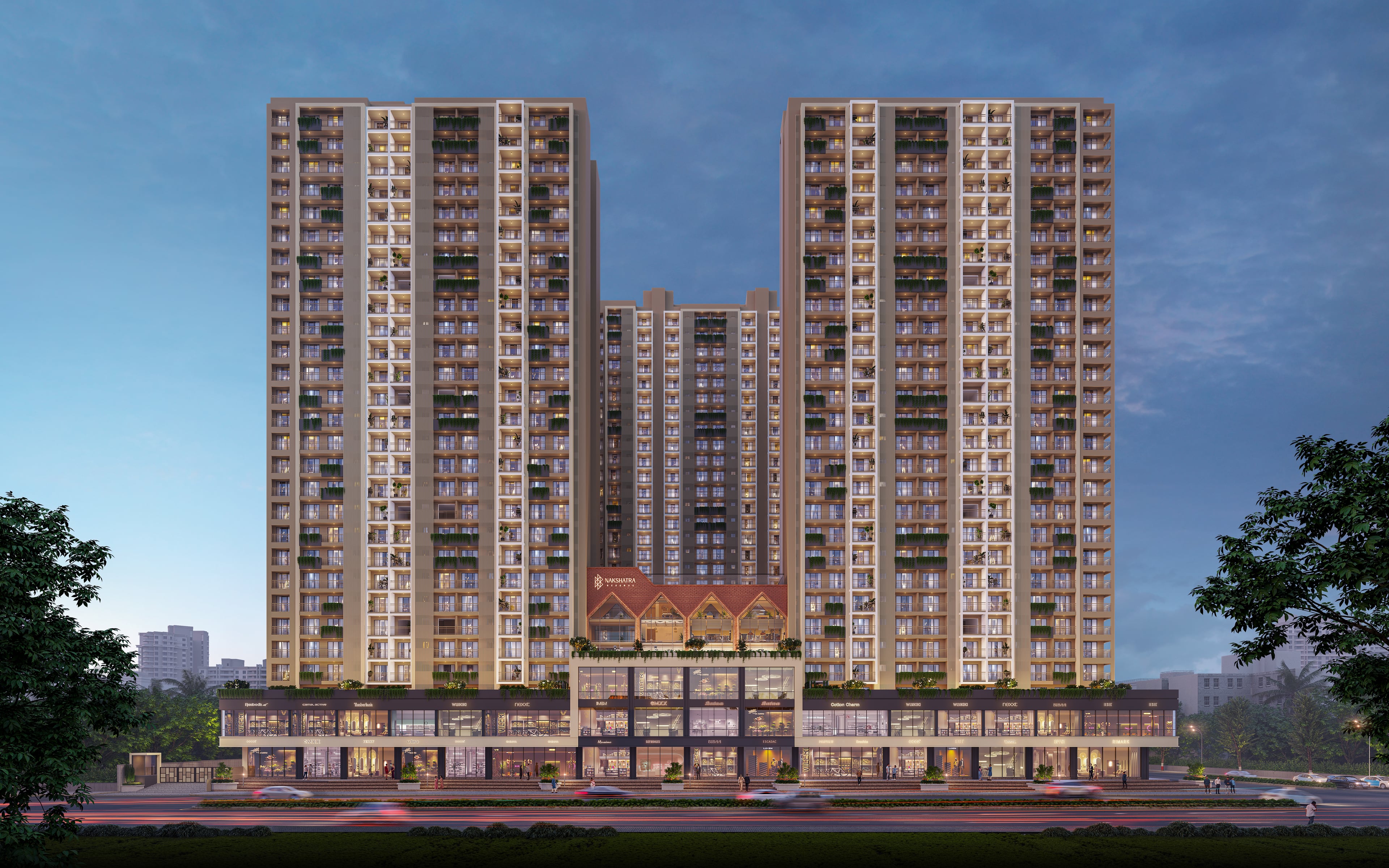 Nakshatra Reserve — Front eye level Night