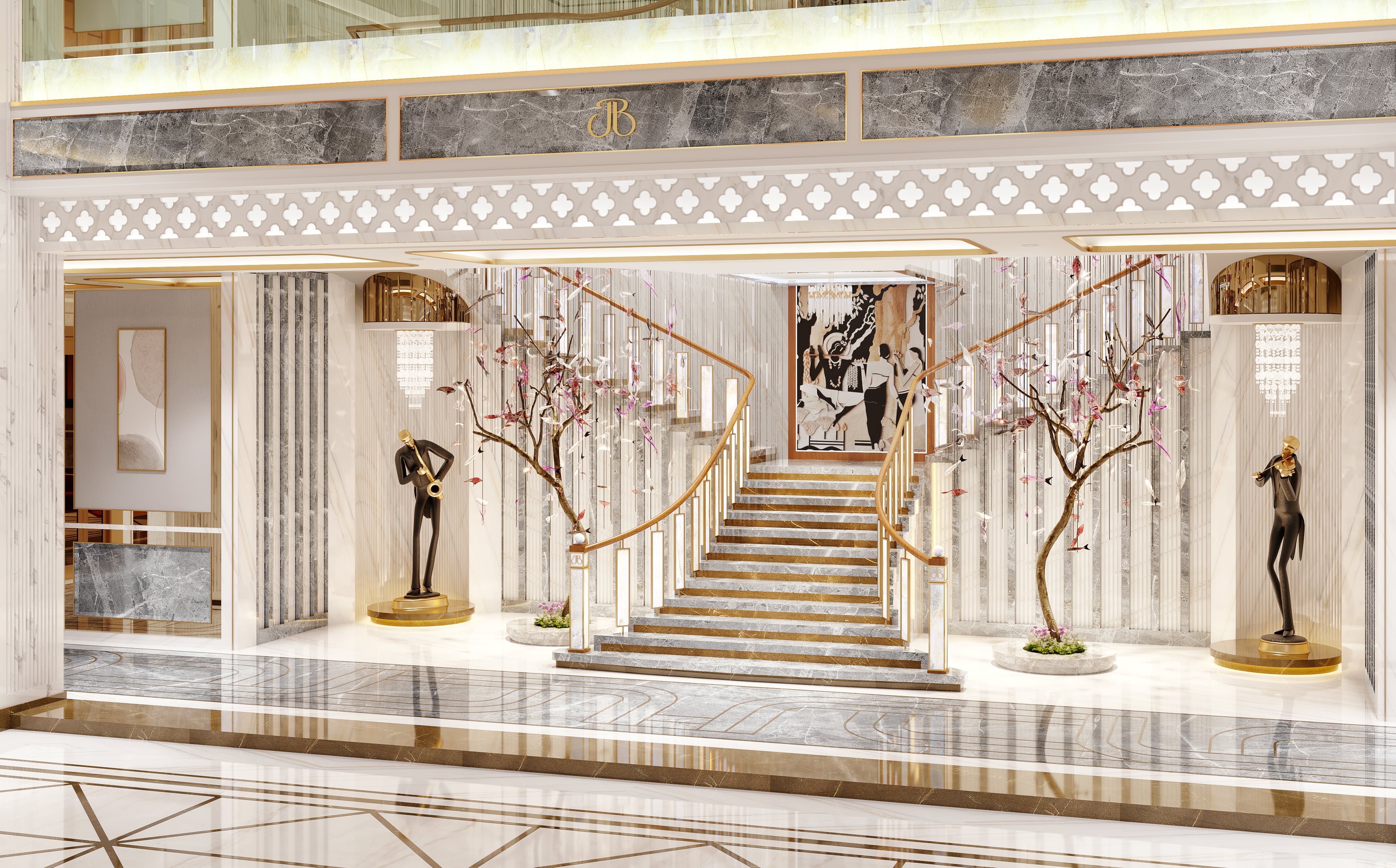 Muppa Mansion — Great Livingroom Stairs