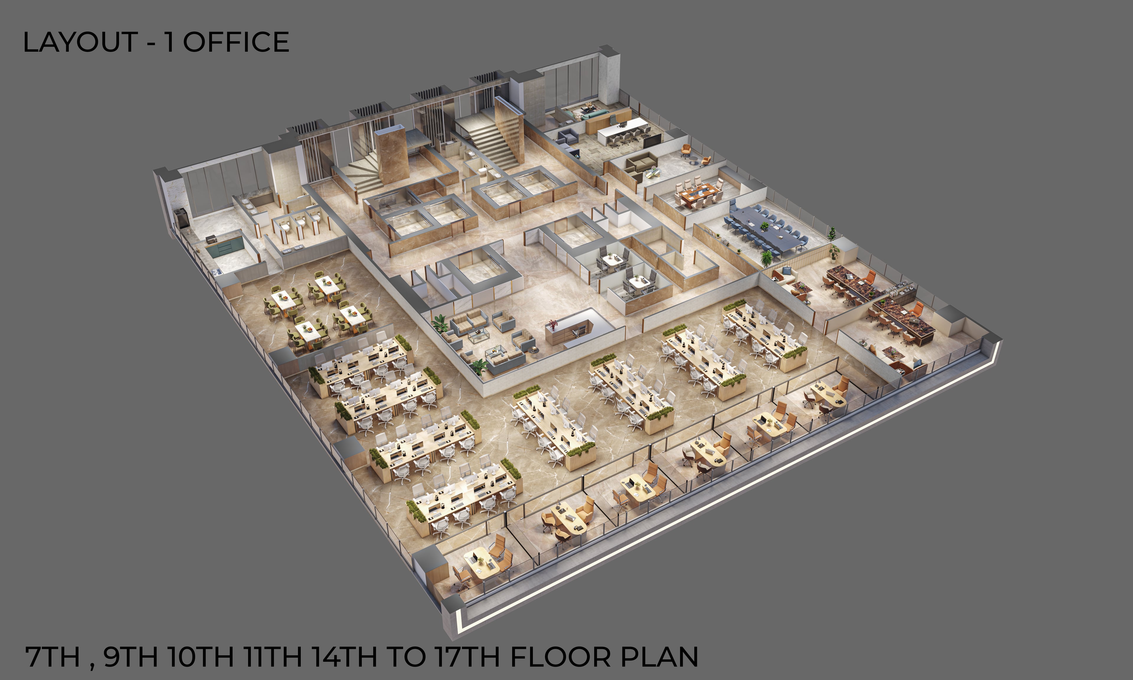 West 19 Commercial — Isometric Office