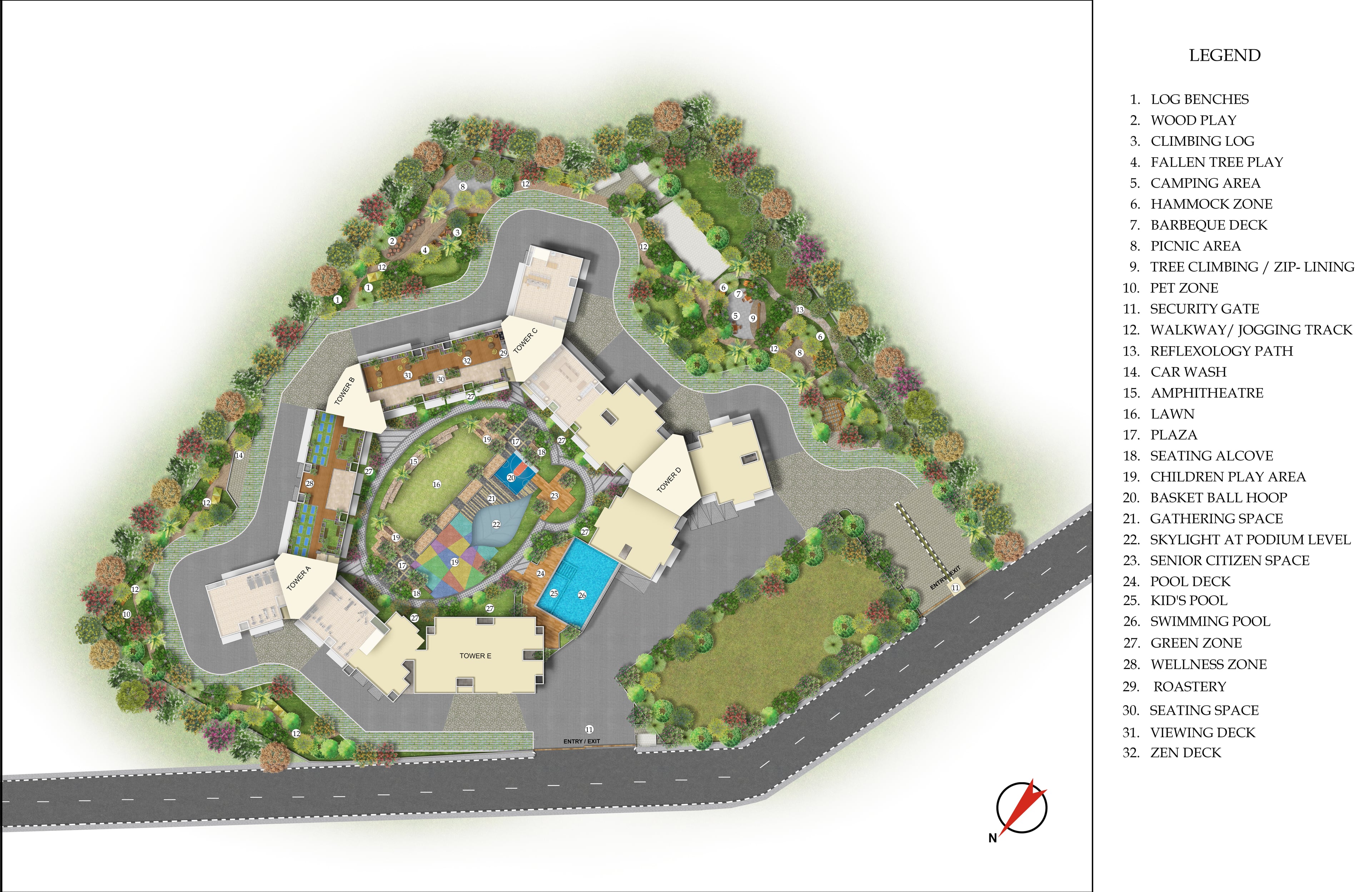 Purva Clermont — Layout Landscape Plan