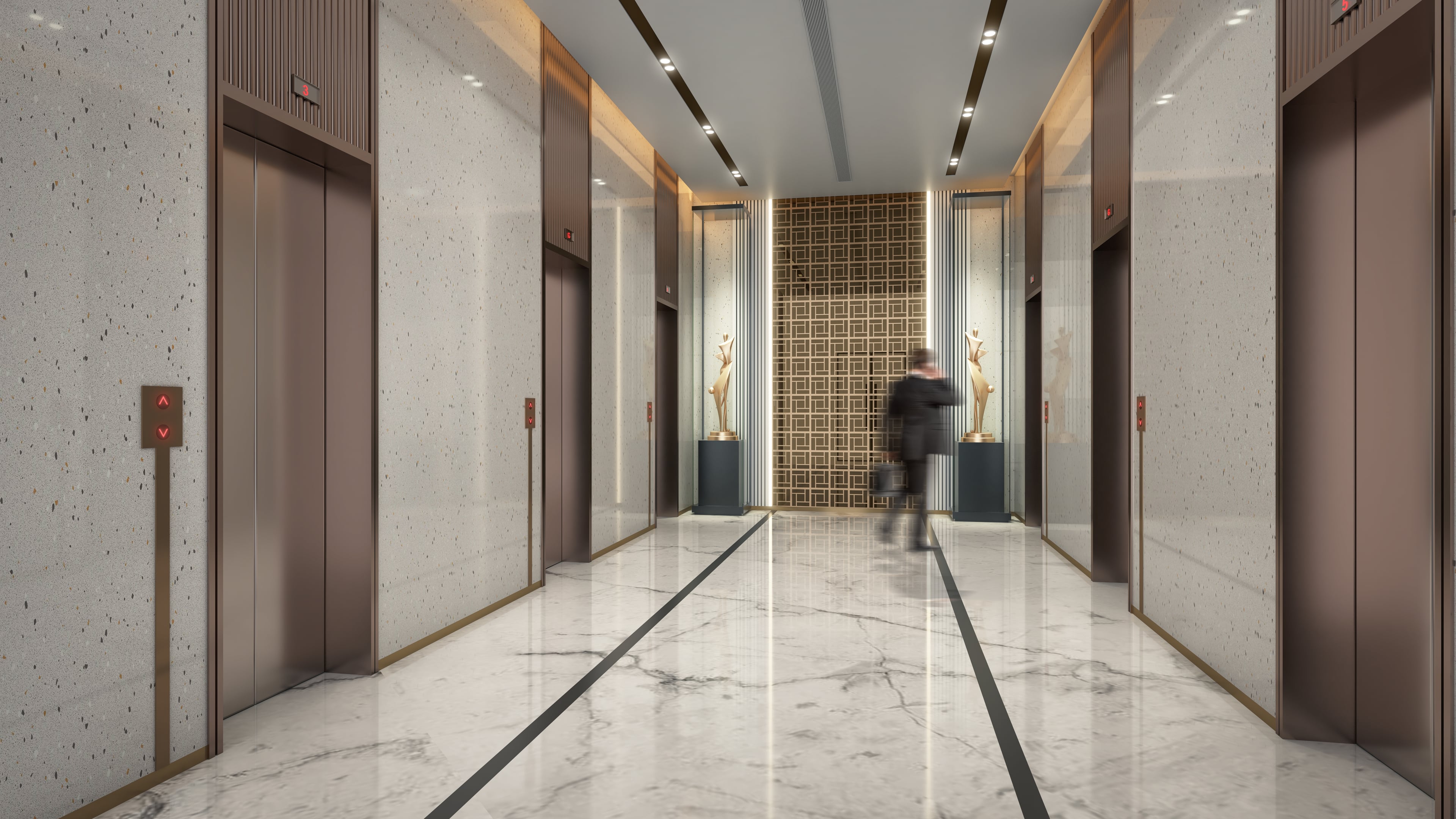 Saptashree — Lift Lobby