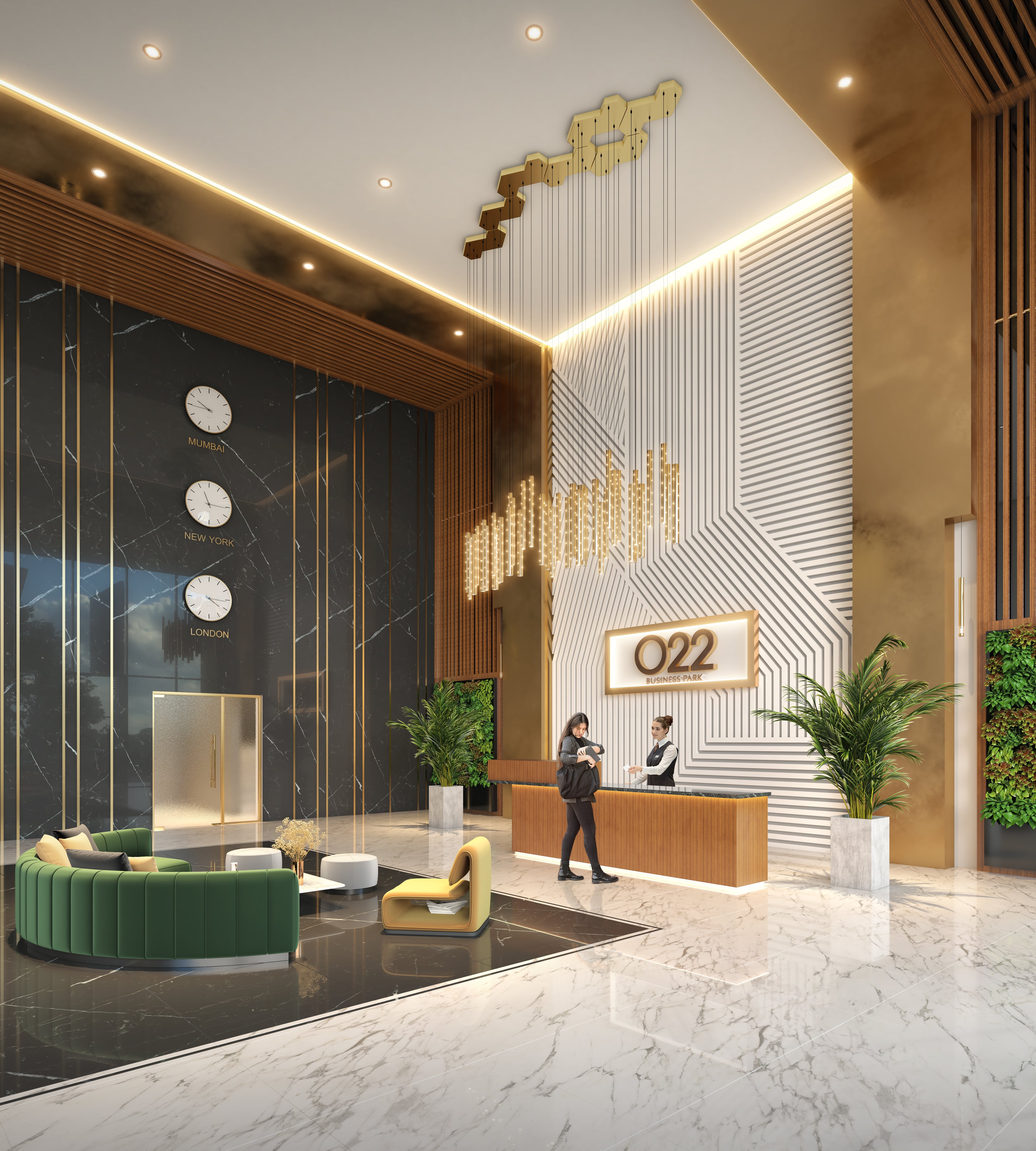 O22 Wagle Estate — Lobby
