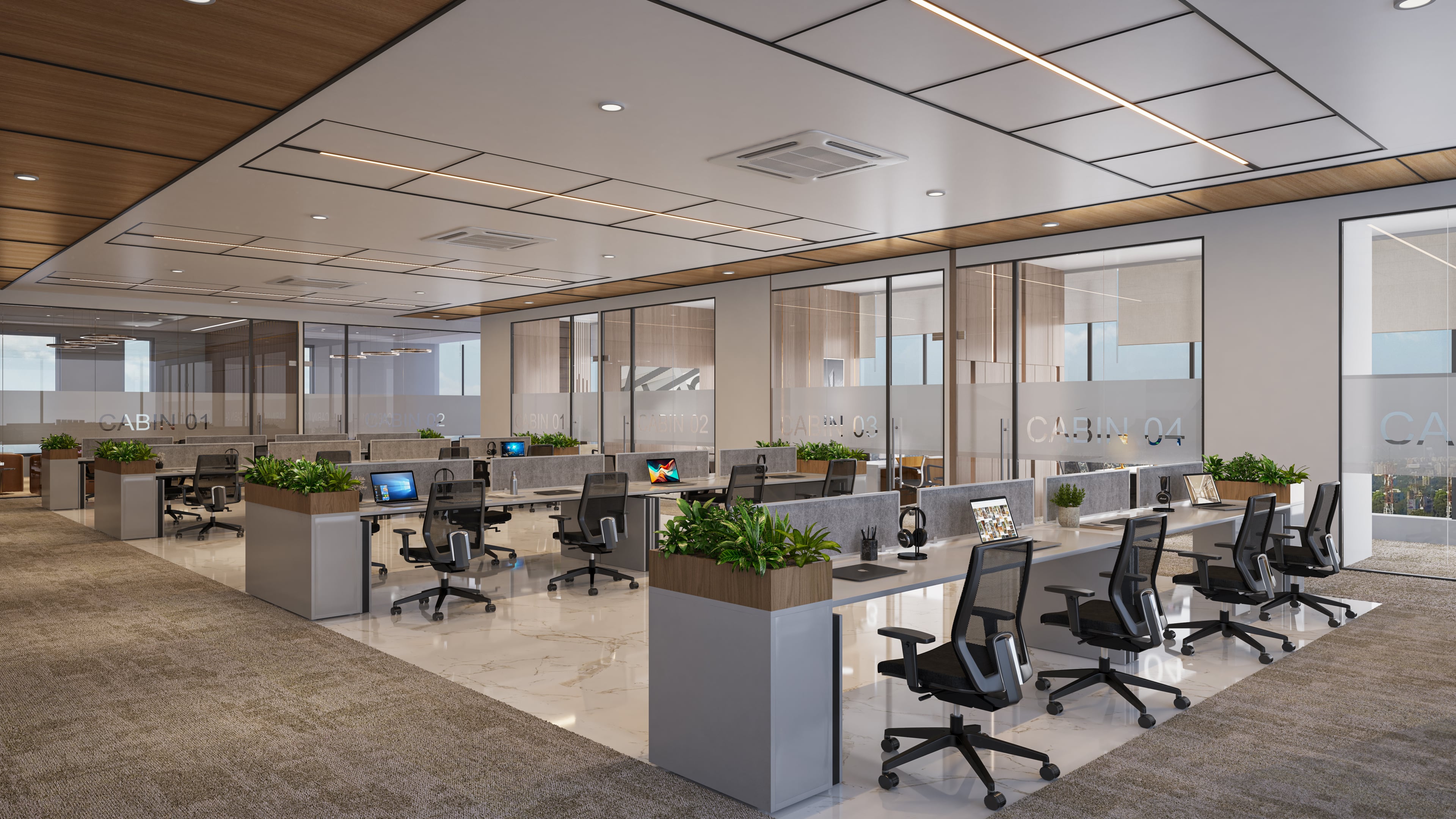 West 19 Commercial — Office Model