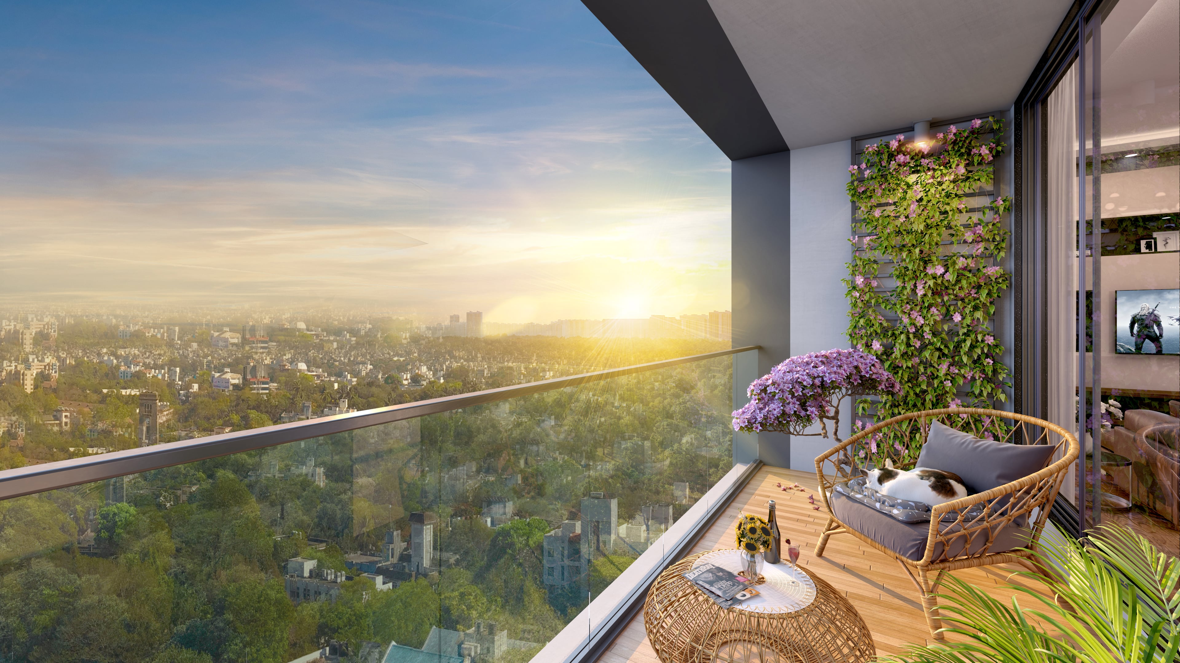 Purva Clermont — Out Side Balcony View 01