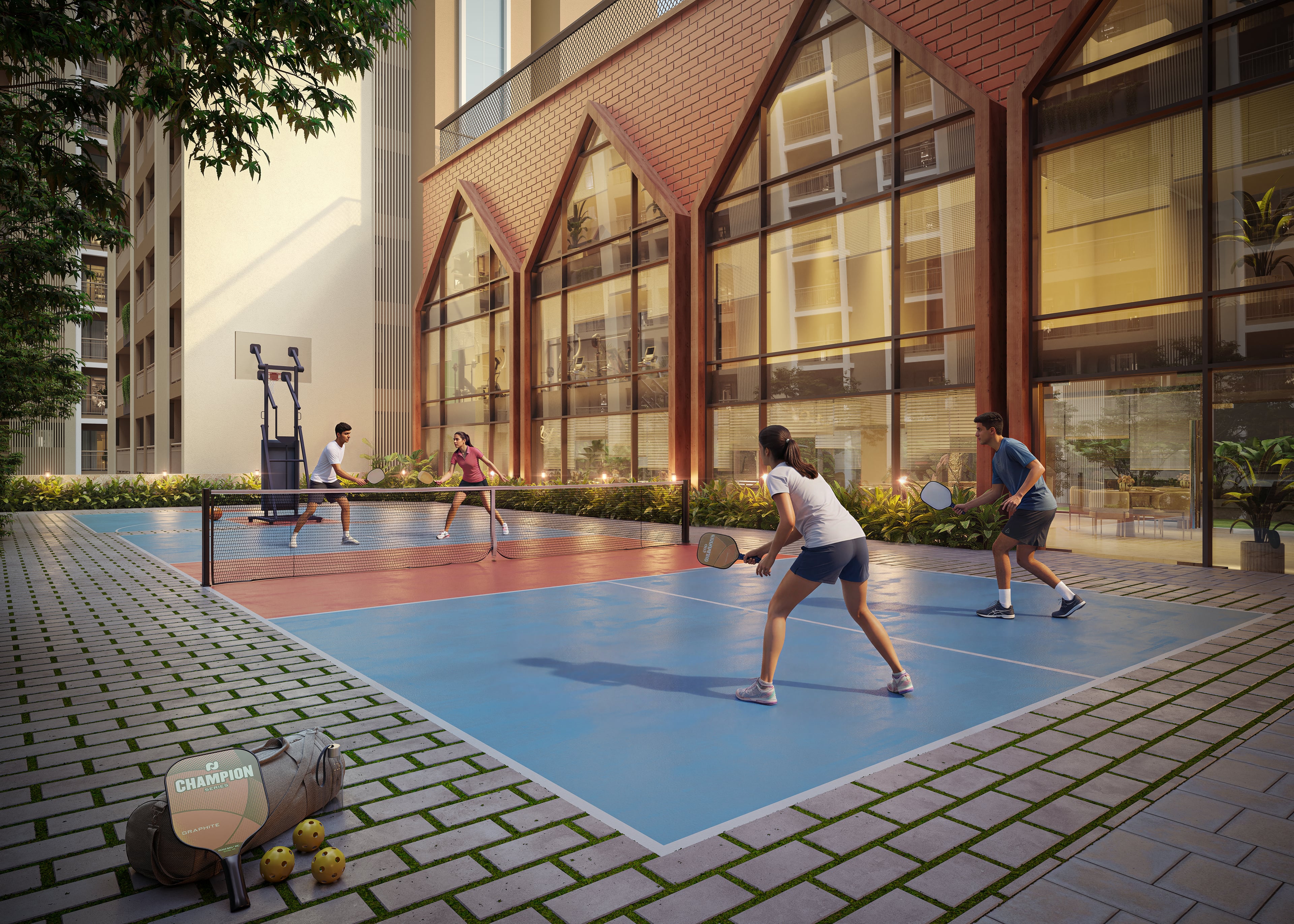 Nakshatra Reserve — Pickleball & Basketball Court
