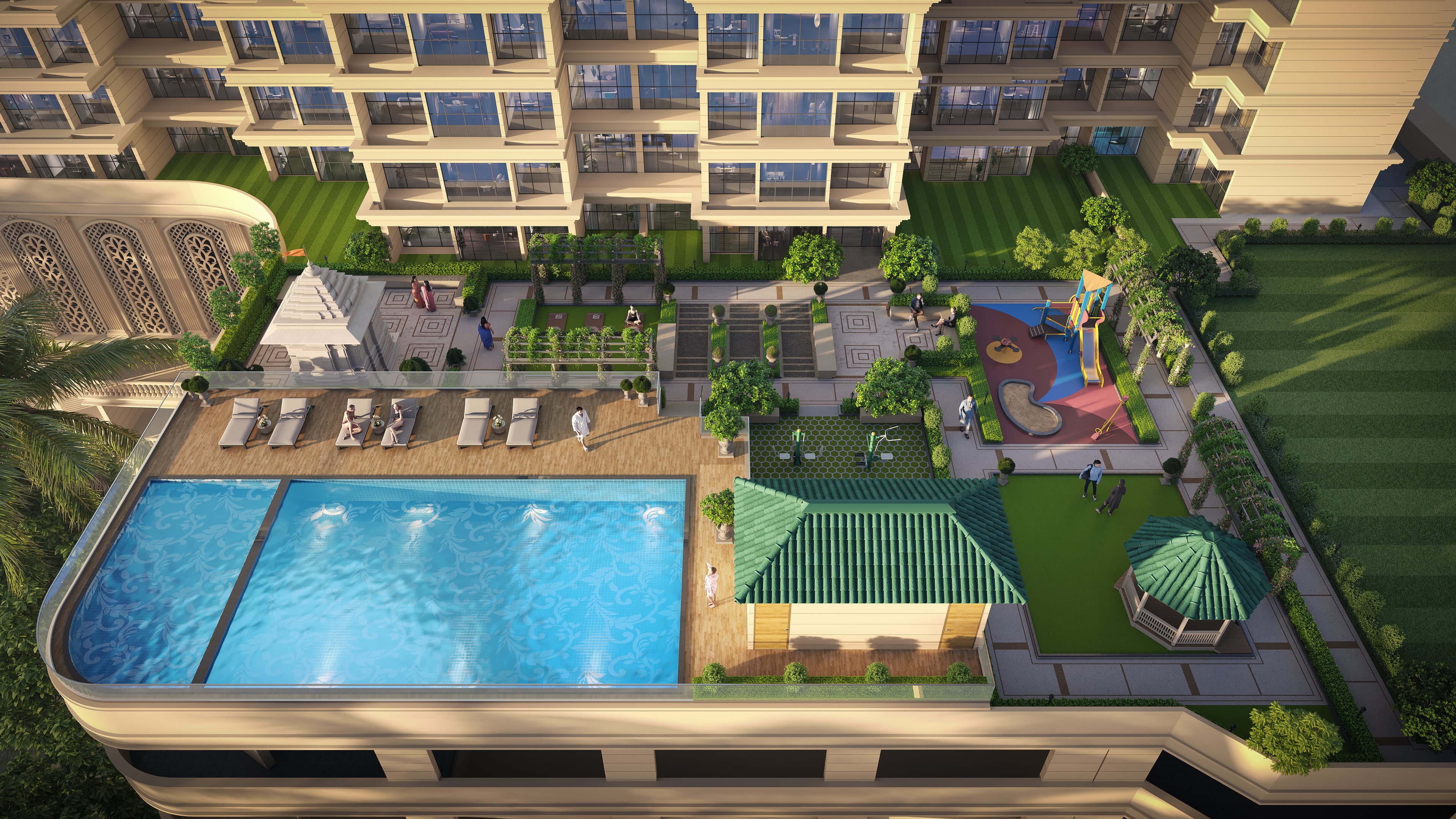 Ritz Europa — Podium Mid Aerial Evening