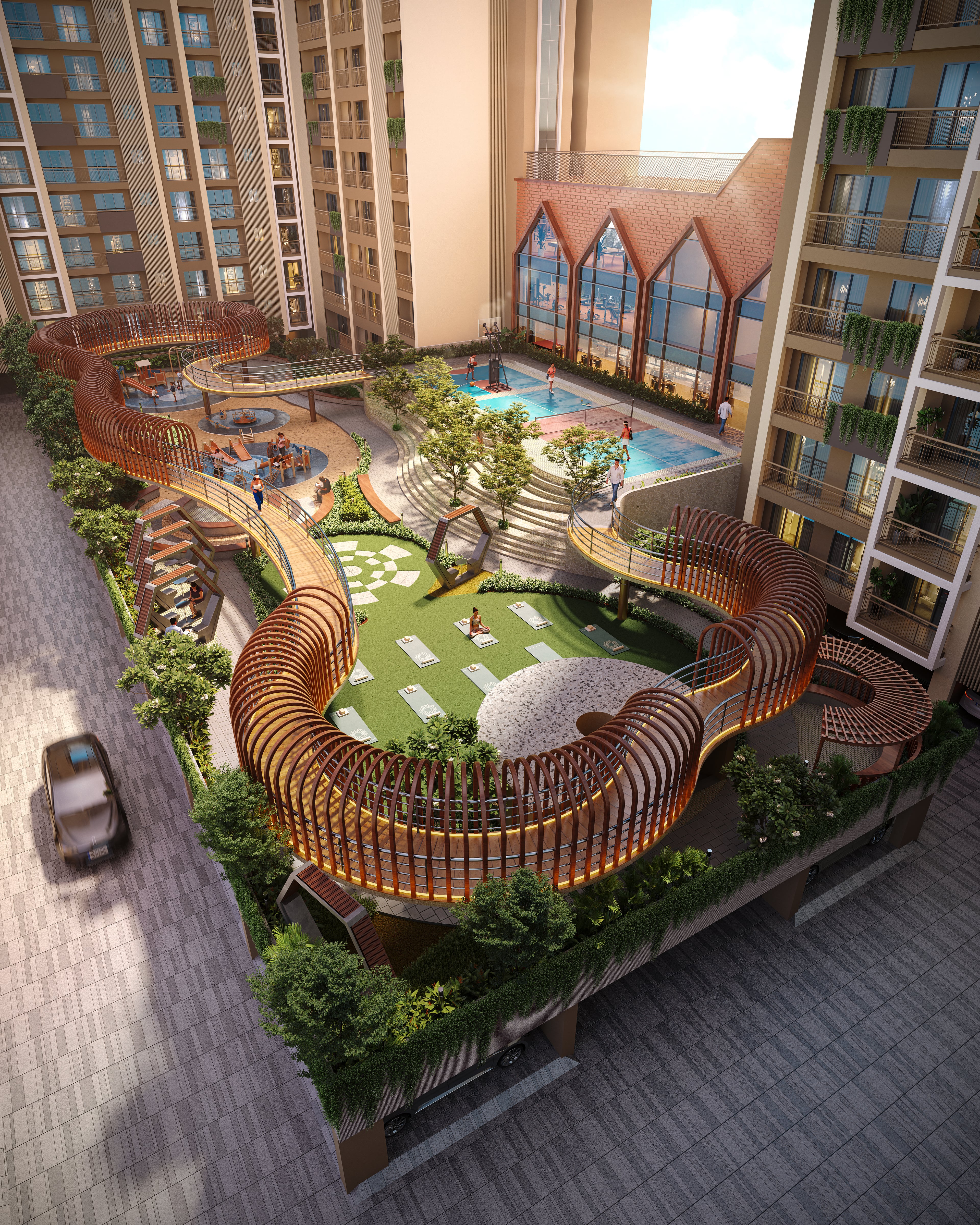 Nakshatra Reserve — Podium towards yoga