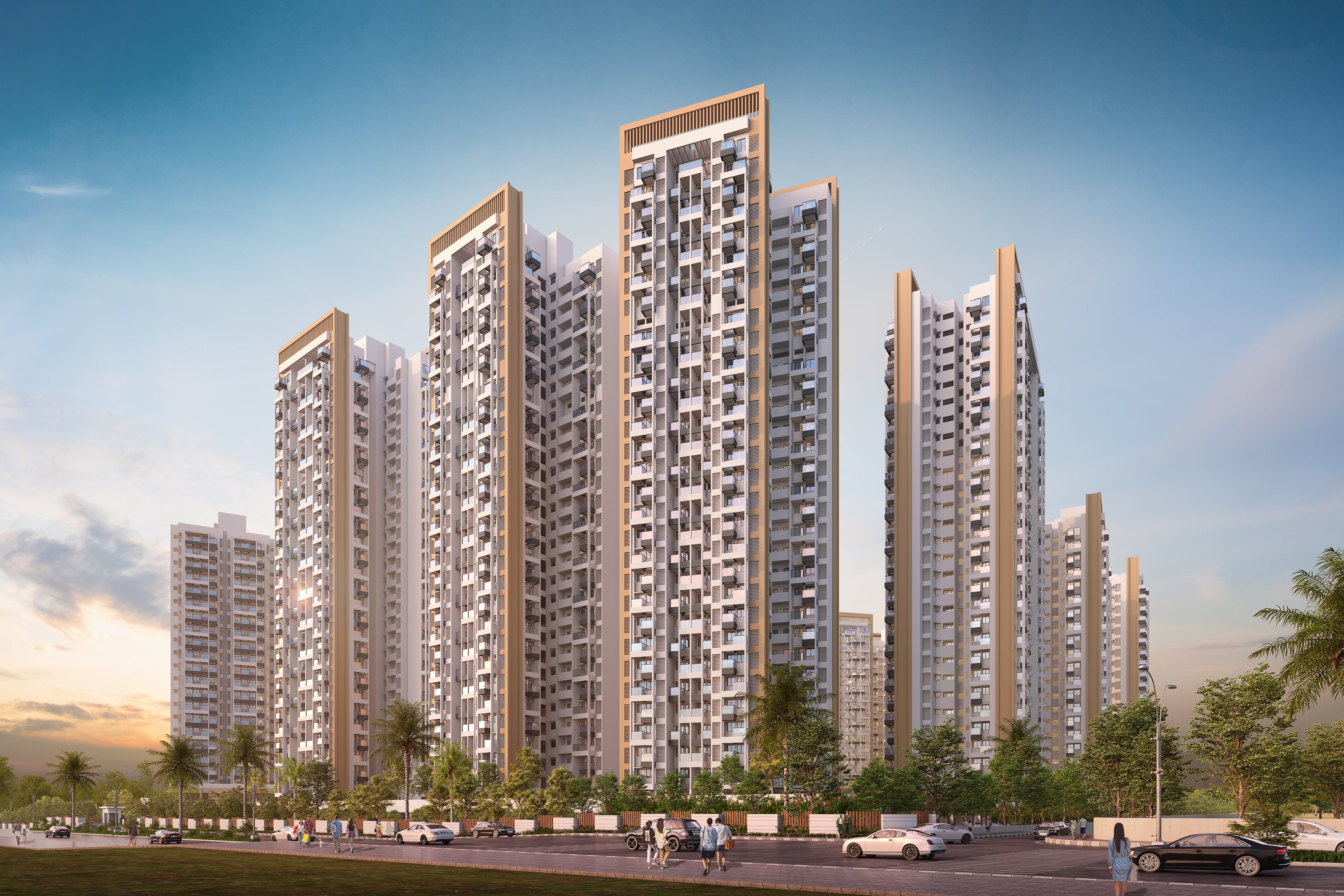 Purva Silversand — Road Side View