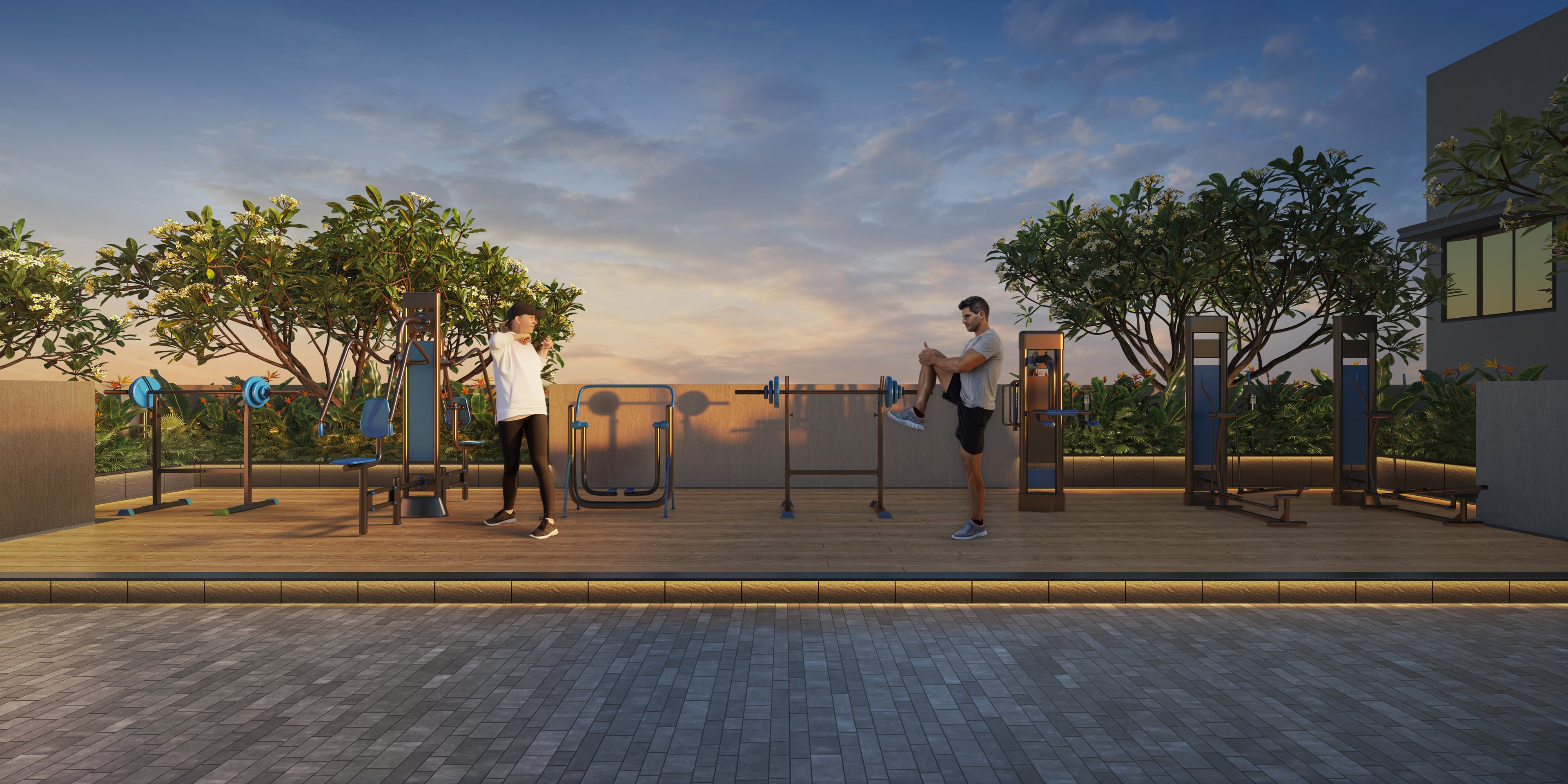 Sea Breeze — Terrace open gym