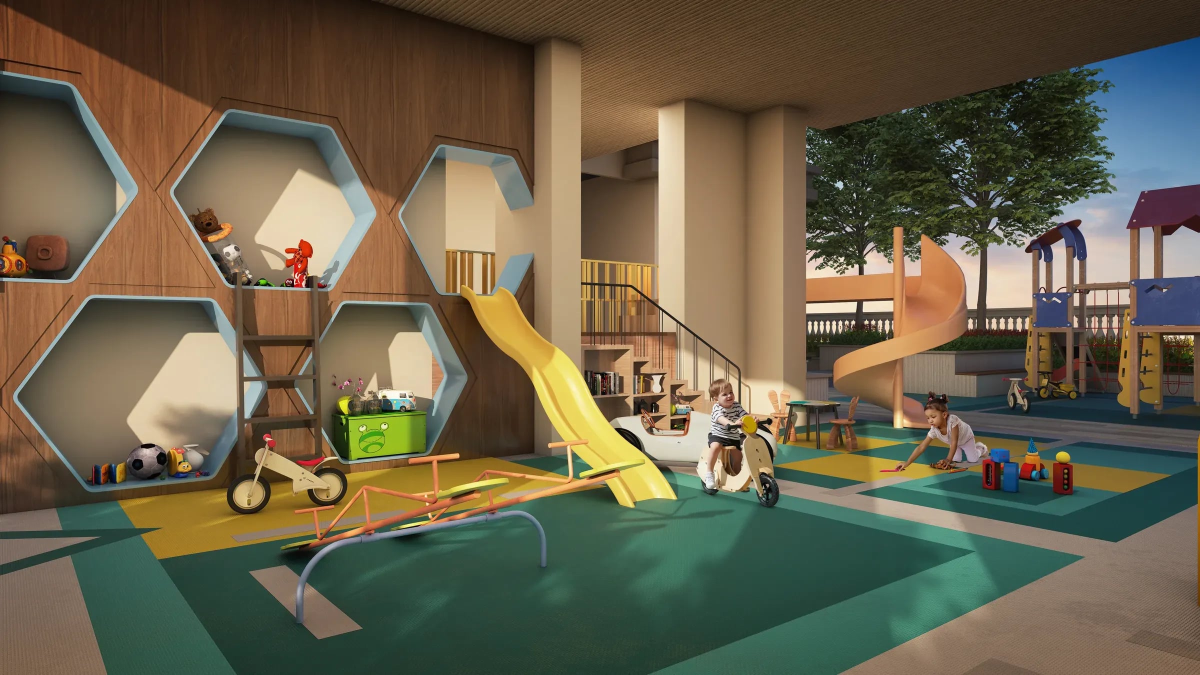 Debonair Classic — Kids Play Area Inside