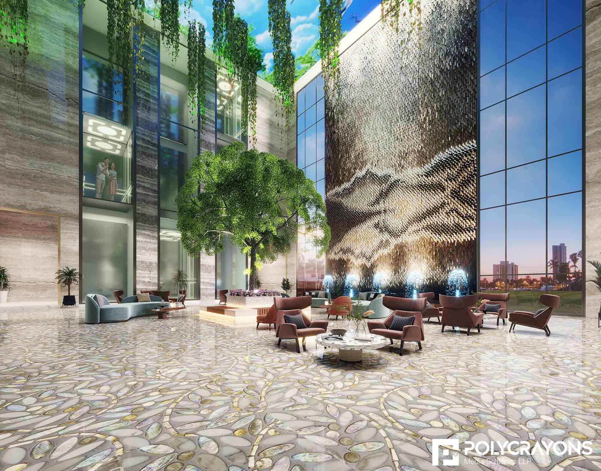 Polycrayons: Elevating the Construction Industry with Exquisite 3D Rendering Solutions — Atrium Down