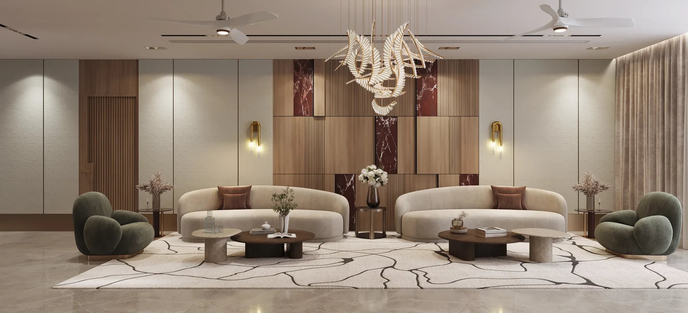 Muppa Ashok Vardhan — Great Hall sofa side