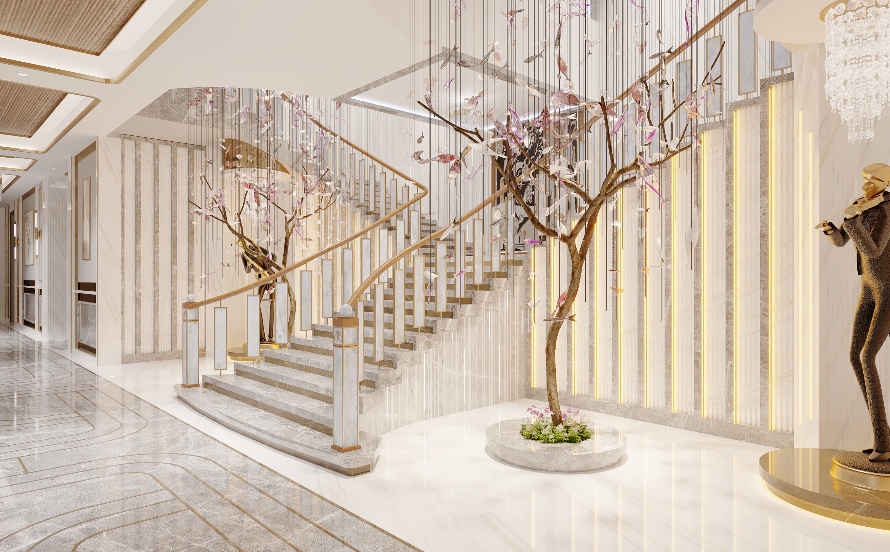 Muppa Mansion — staircase